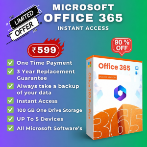 MS Office 365 Instant Access with 3 Year Guarantee